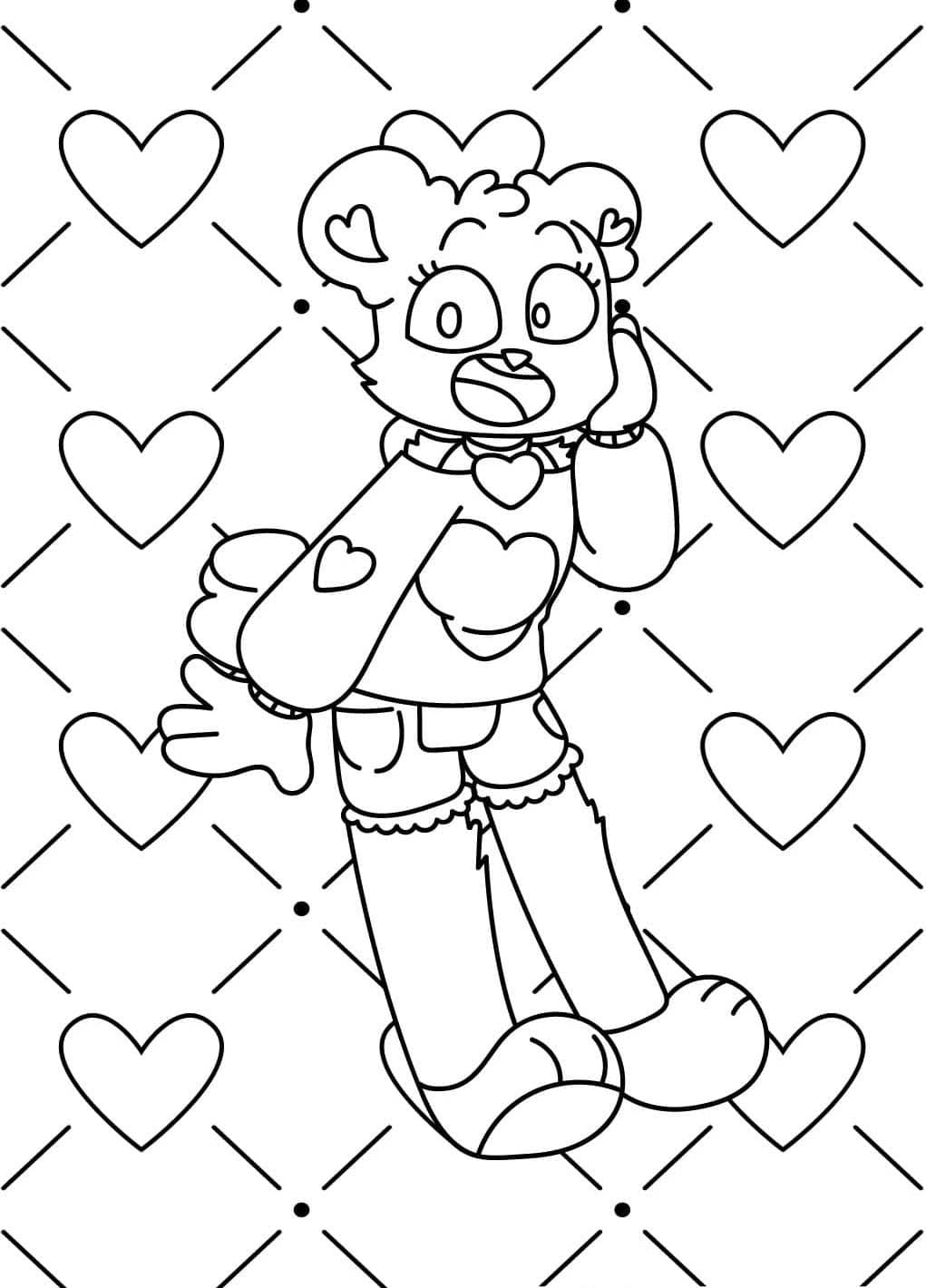 Coloriage Dessiner Bobby BearHug gratuite