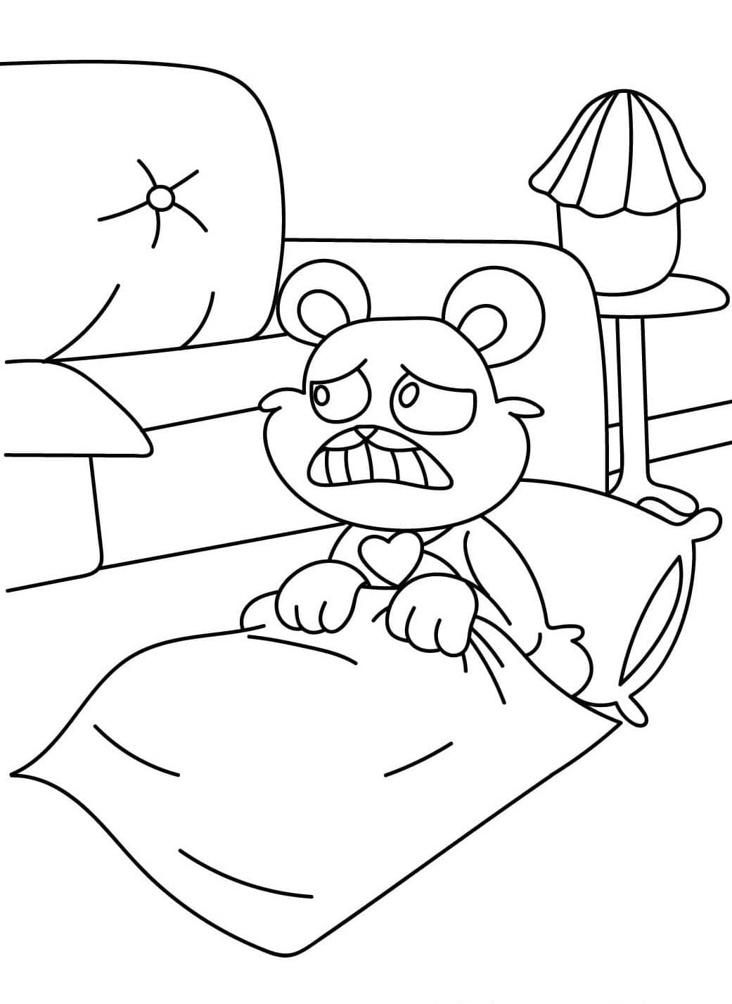 Coloriage Dessiner Bobby BearHug imprimable Basique