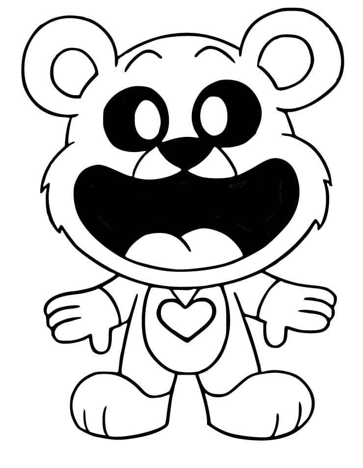Coloriage Bobby BearHug à imprimer