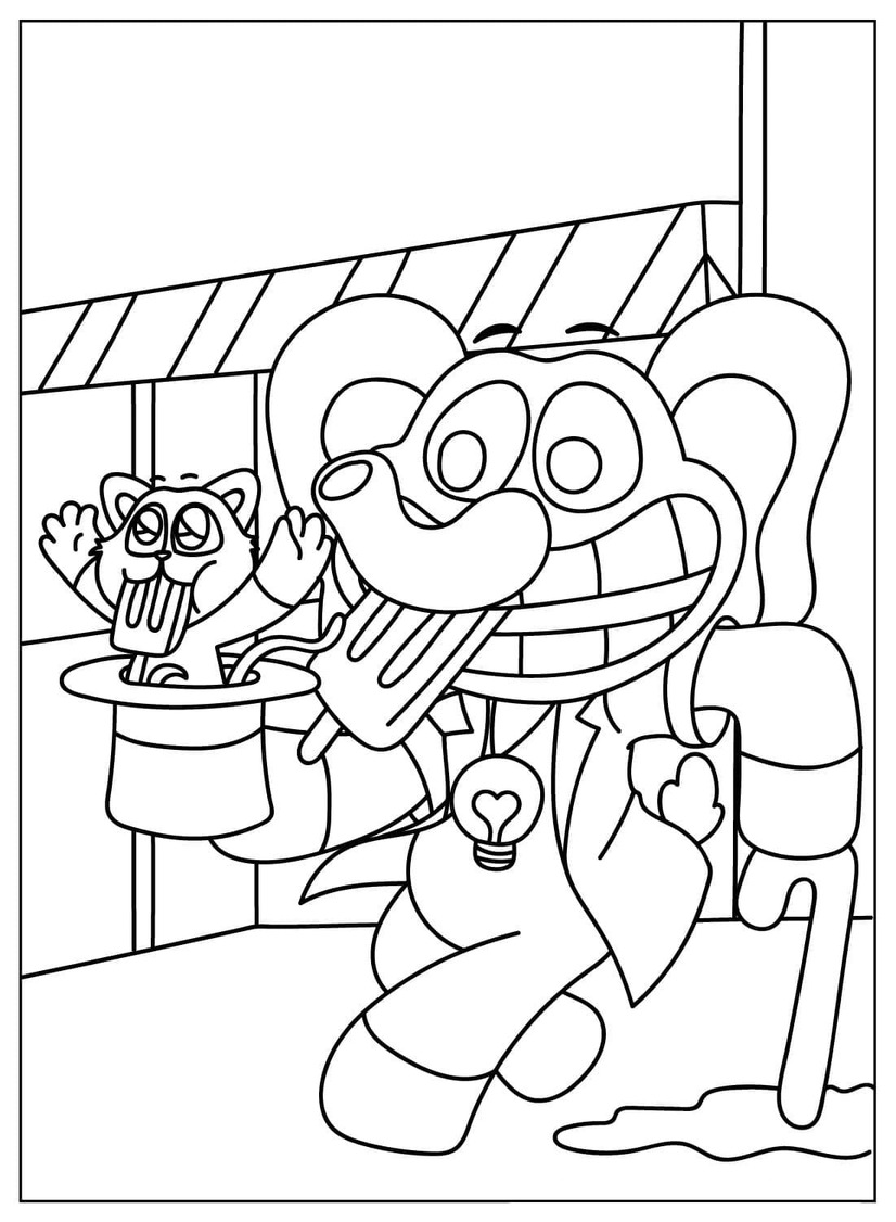 Coloriage Dessiner Bubba Bubbaphant chez enfant