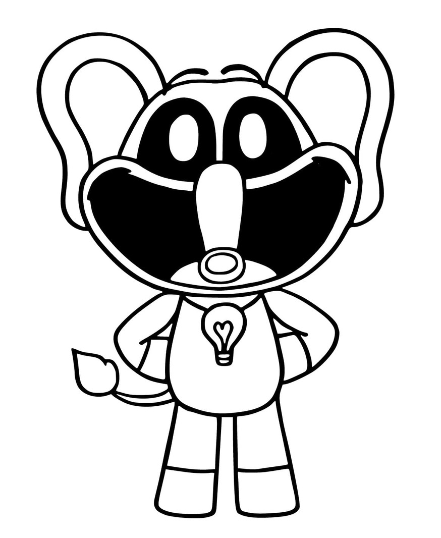Coloriage Bubba Bubbaphant à imprimer