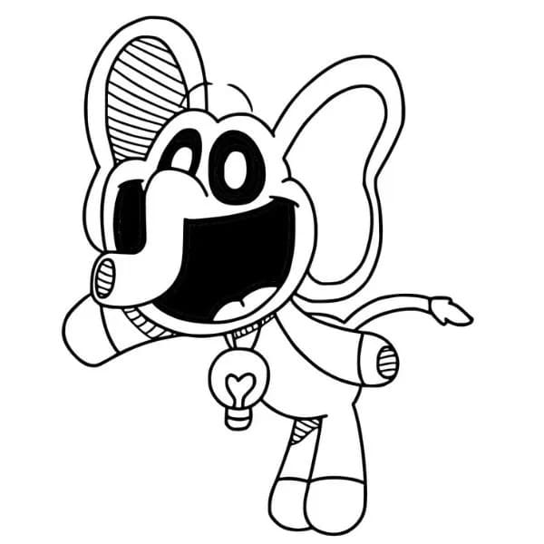Coloriage Dessiner Bubba Bubbaphant facile gratuite