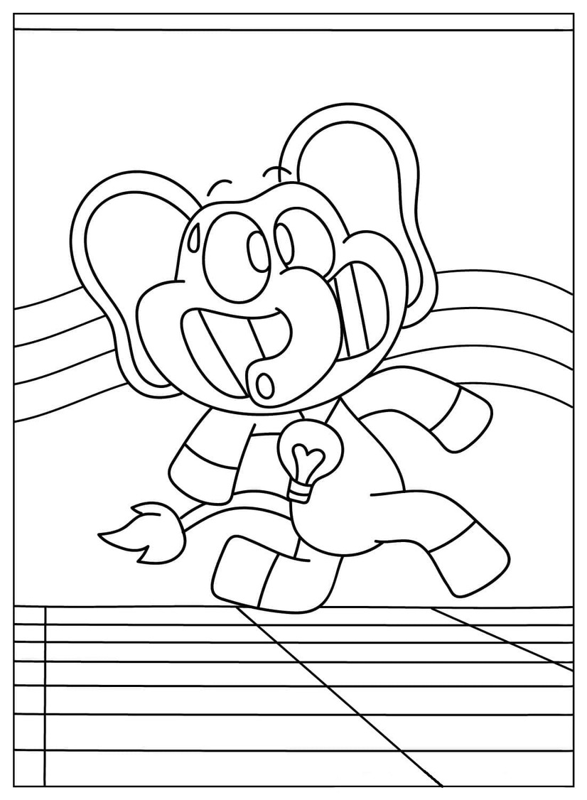 Coloriage Dessiner Bubba Bubbaphant mignon