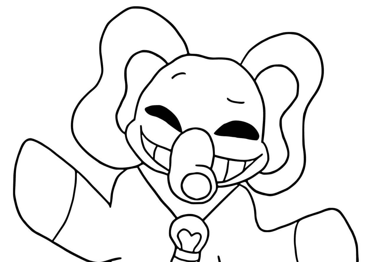 Coloriage Dessiner Bubba Bubbaphant pour enfants