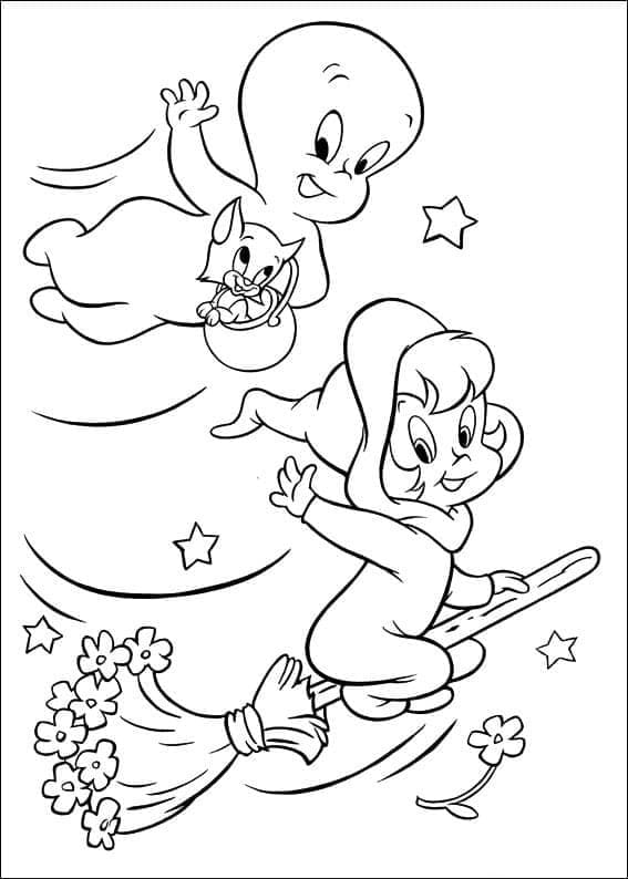 Coloriage Dessiner Casper 1