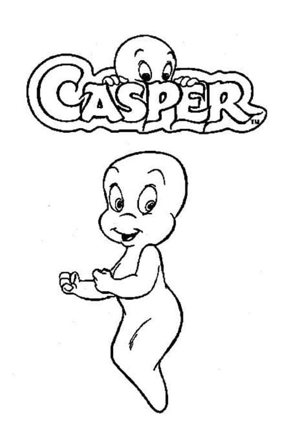 Coloriage Casper à imprimer