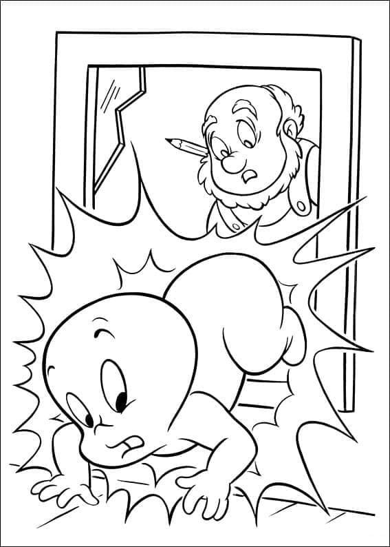 Coloriage Dessiner Casper 4