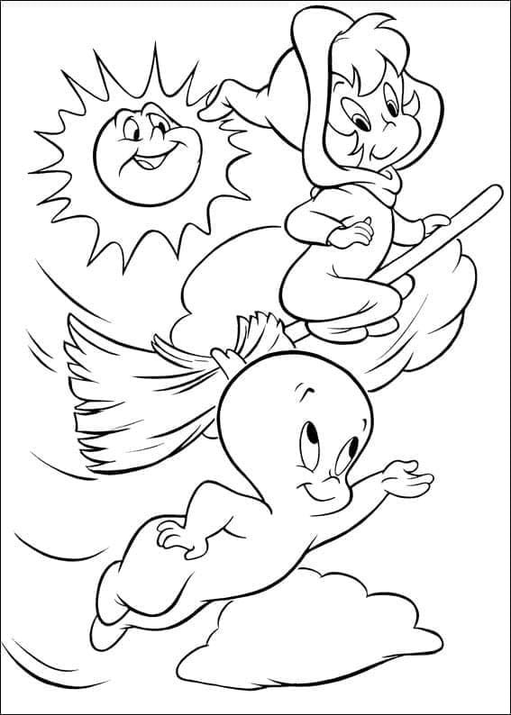 Coloriage Dessiner Casper imprimable