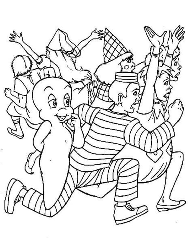 Coloriage Dessiner Casper imprimable gratuite