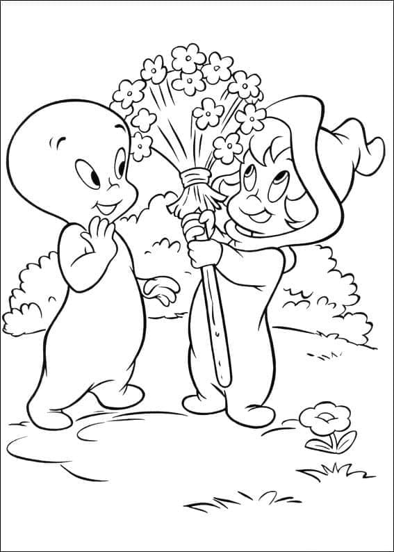 Coloriage Dessiner Casper pour enfant
