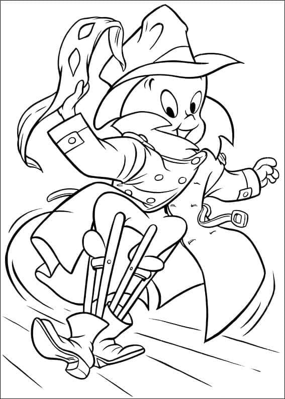 Coloriage Dessiner Casper pour enfants