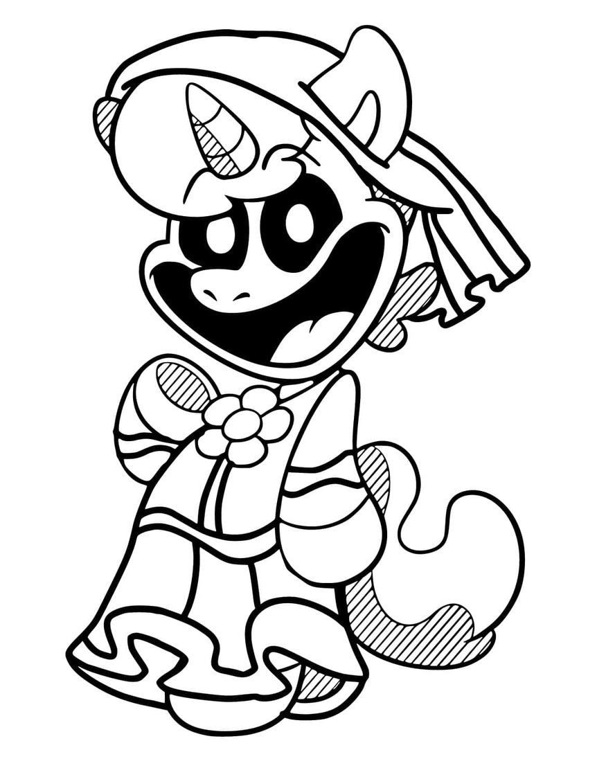 Coloriage Dessiner CraftyCorn 4