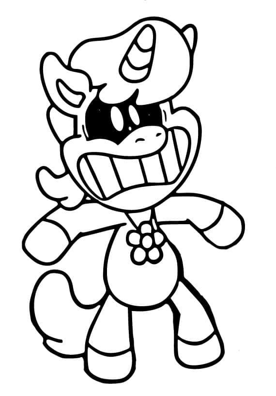 Coloriage Dessiner CraftyCorn 5