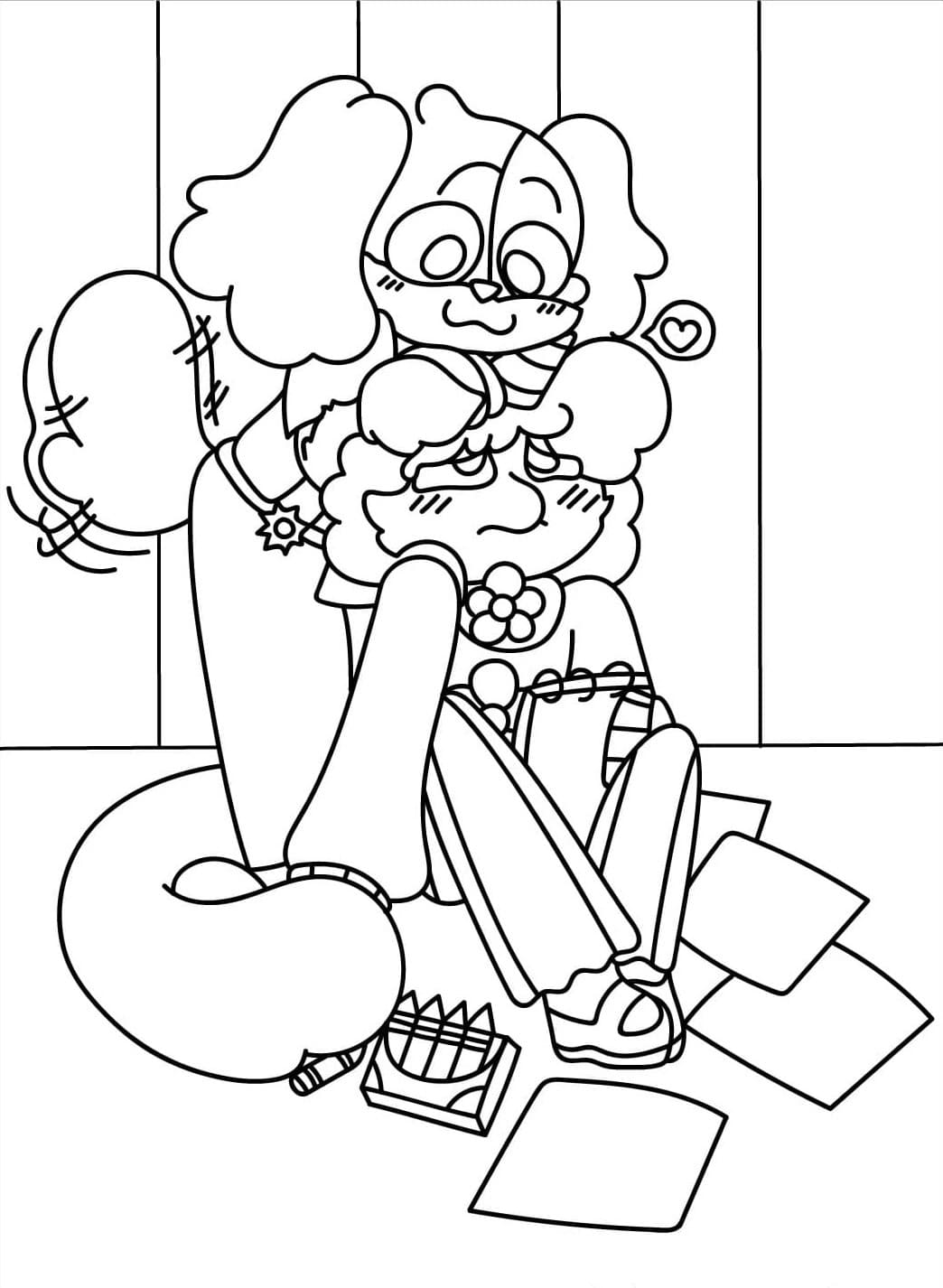 Coloriage Dessiner CraftyCorn basique