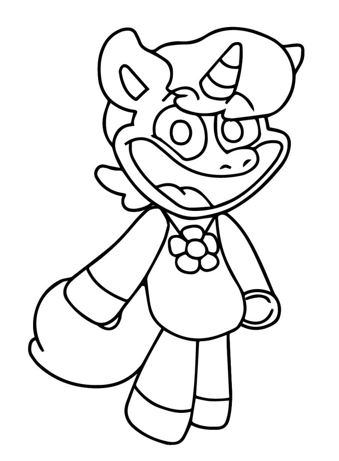 Coloriage Dessiner CraftyCorn facile chez les enfants