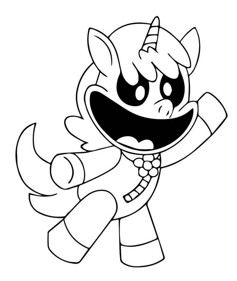 Coloriage CraftyCorn à imprimer