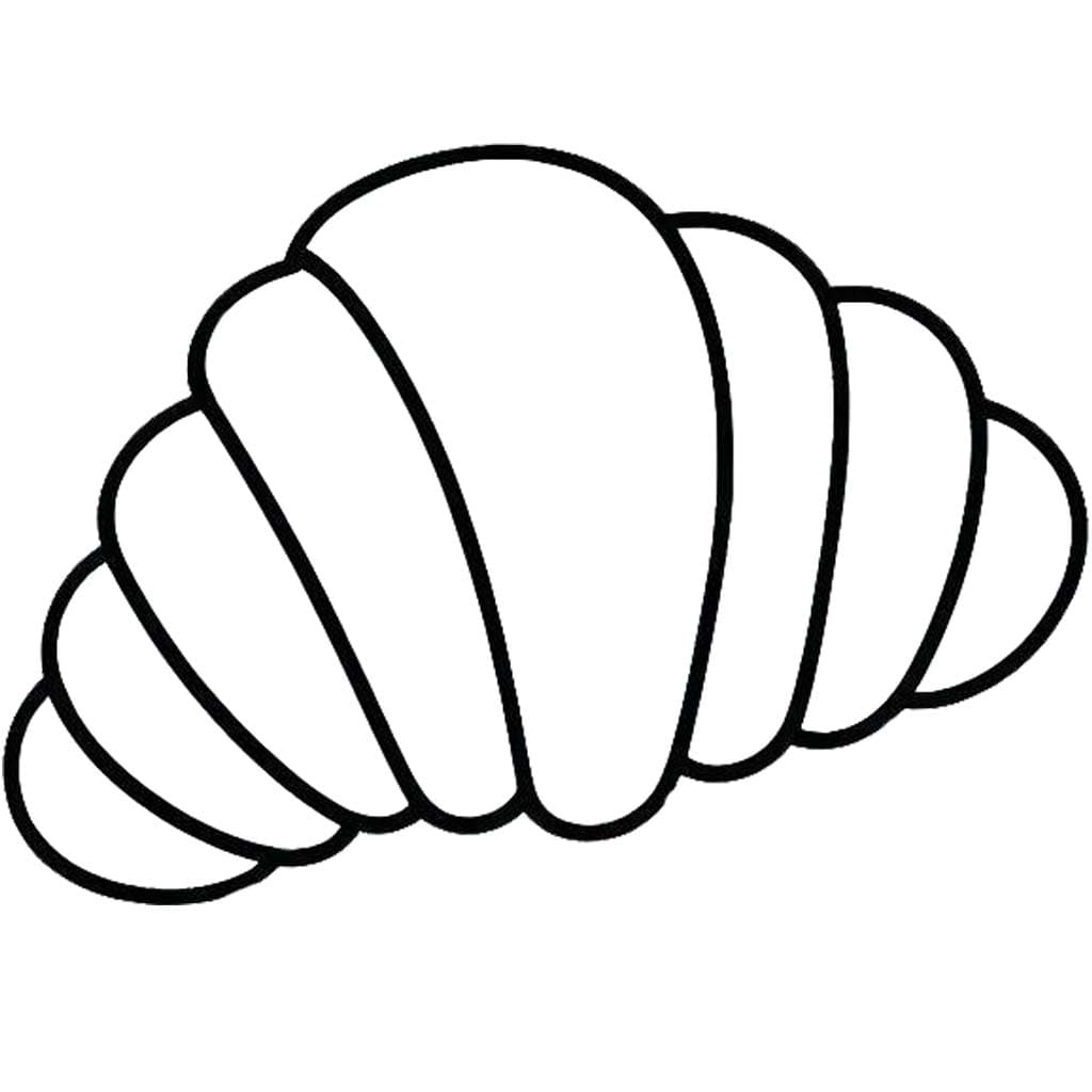 Coloriage Dessiner Croissant 5