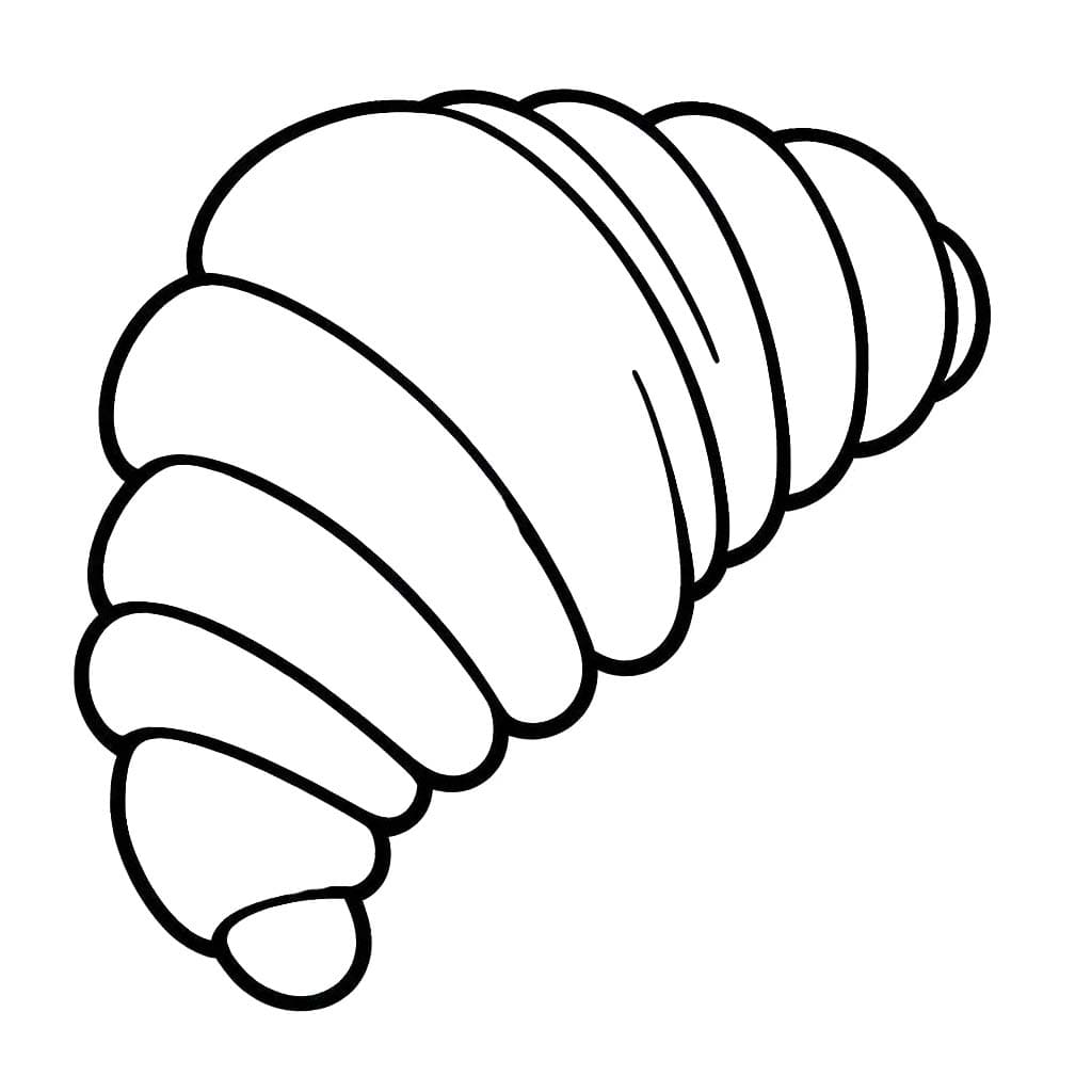 Coloriage Dessiner Croissant 6