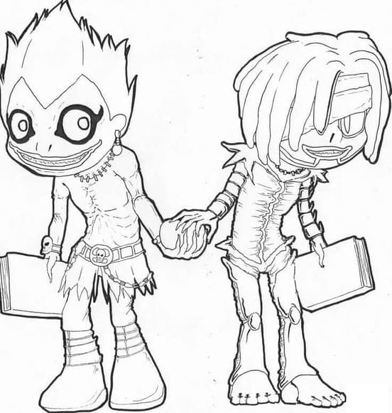 Coloriage Dessiner Death Note 3