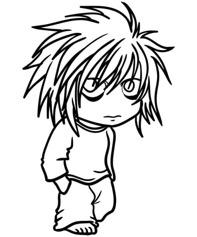 Coloriage Dessiner Death Note 5