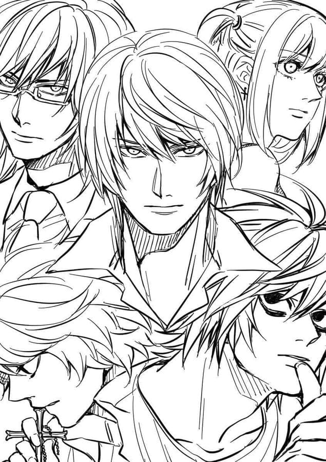 Coloriage Dessiner Death Note 6