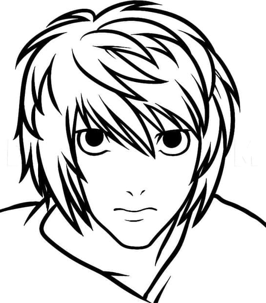 Coloriage Dessiner Death Note pour les enfants