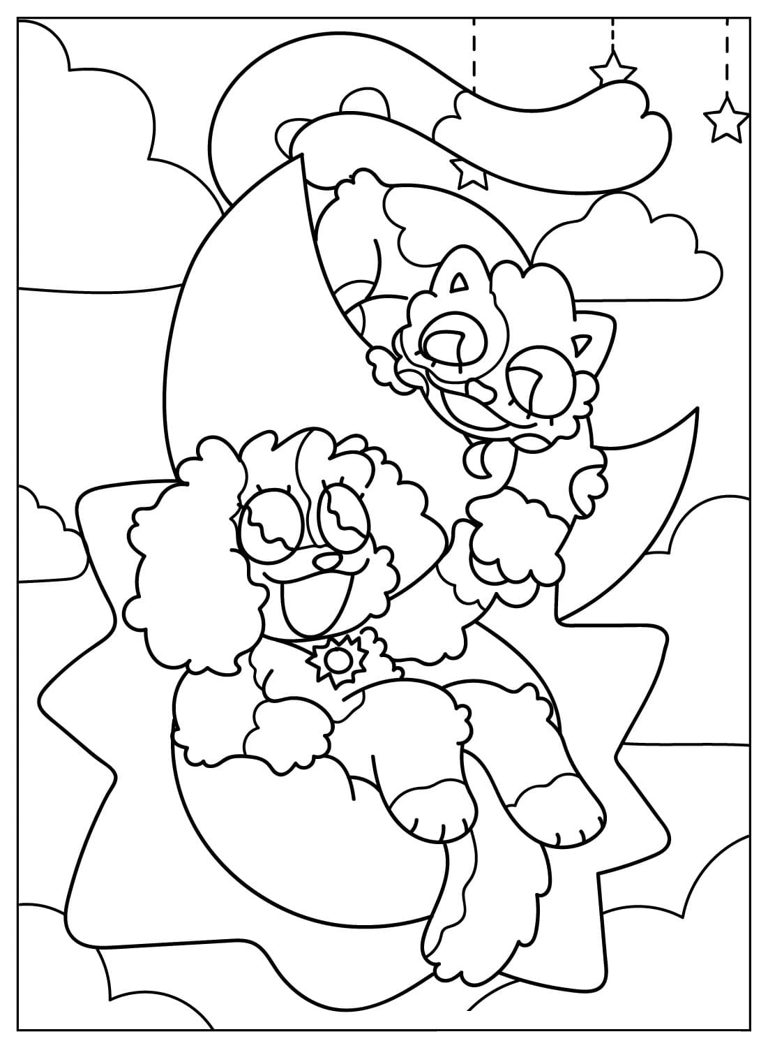 Coloriage Dessiner Dogday facile chez les enfants