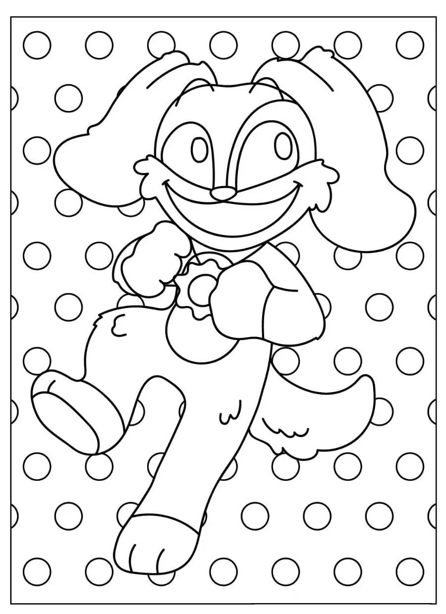 Coloriage Dessiner Dogday mignon