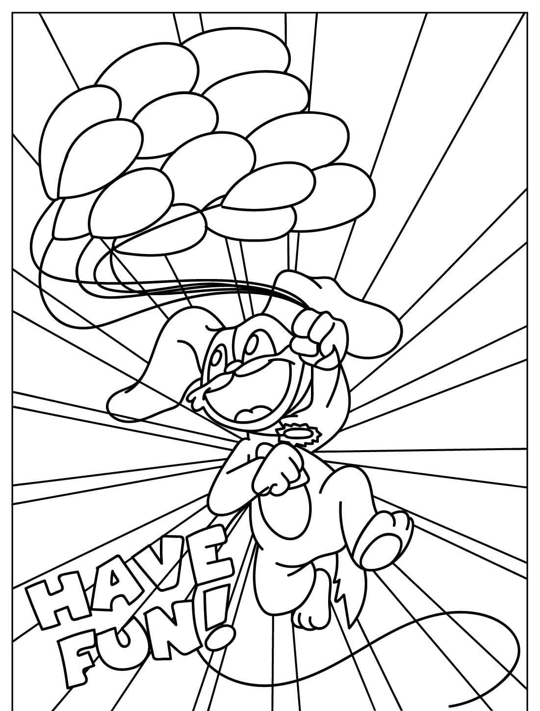 Coloriage Dessiner Dogday pour les enfants