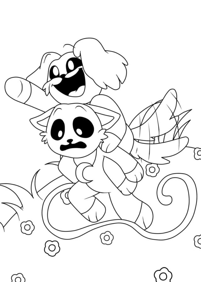 Coloriage Dessiner Dogday très basique