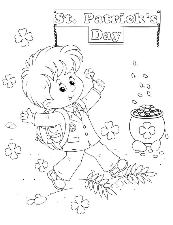 Coloriage Dessiner Fête de la Saint Patrick