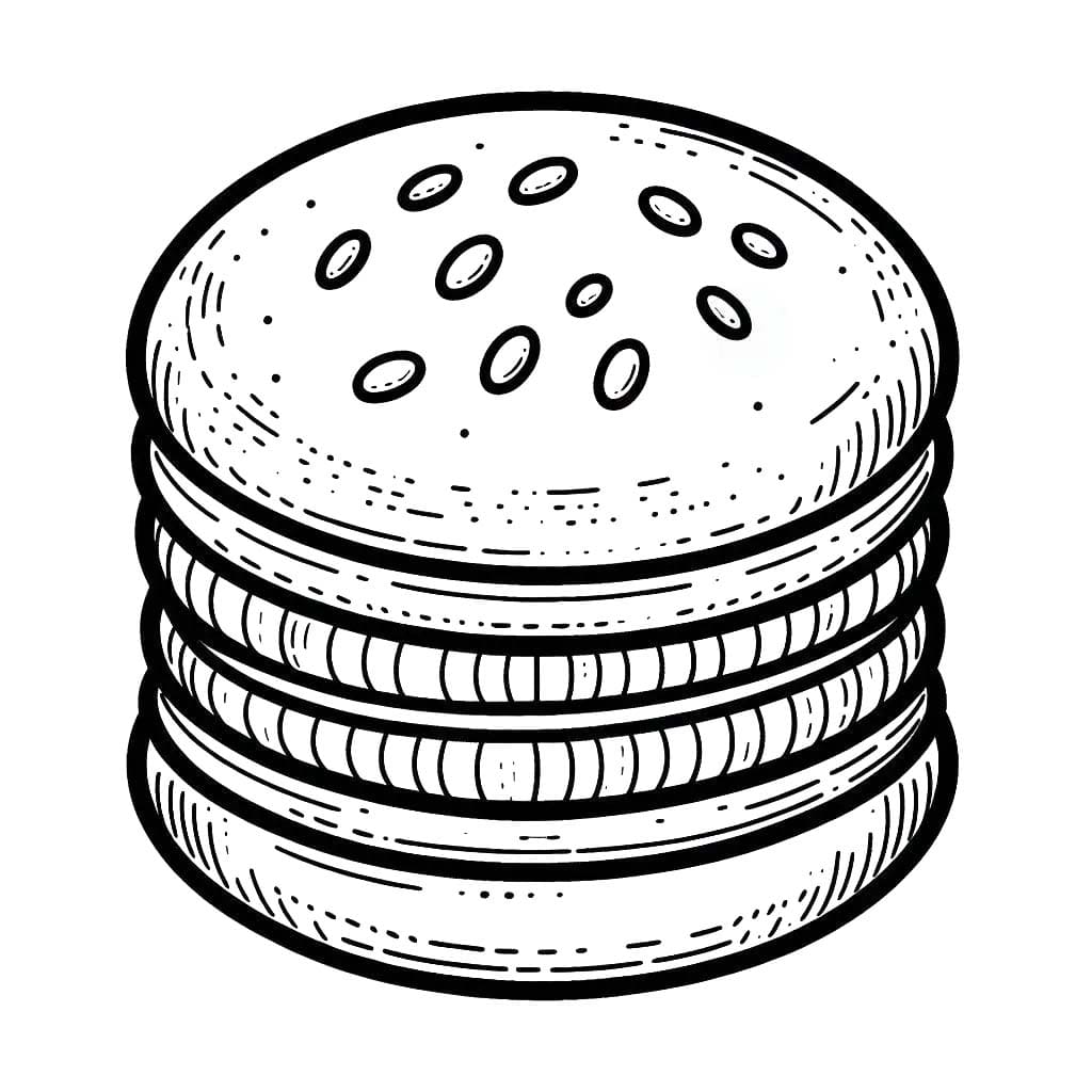 Coloriage Dessiner Macaron 3
