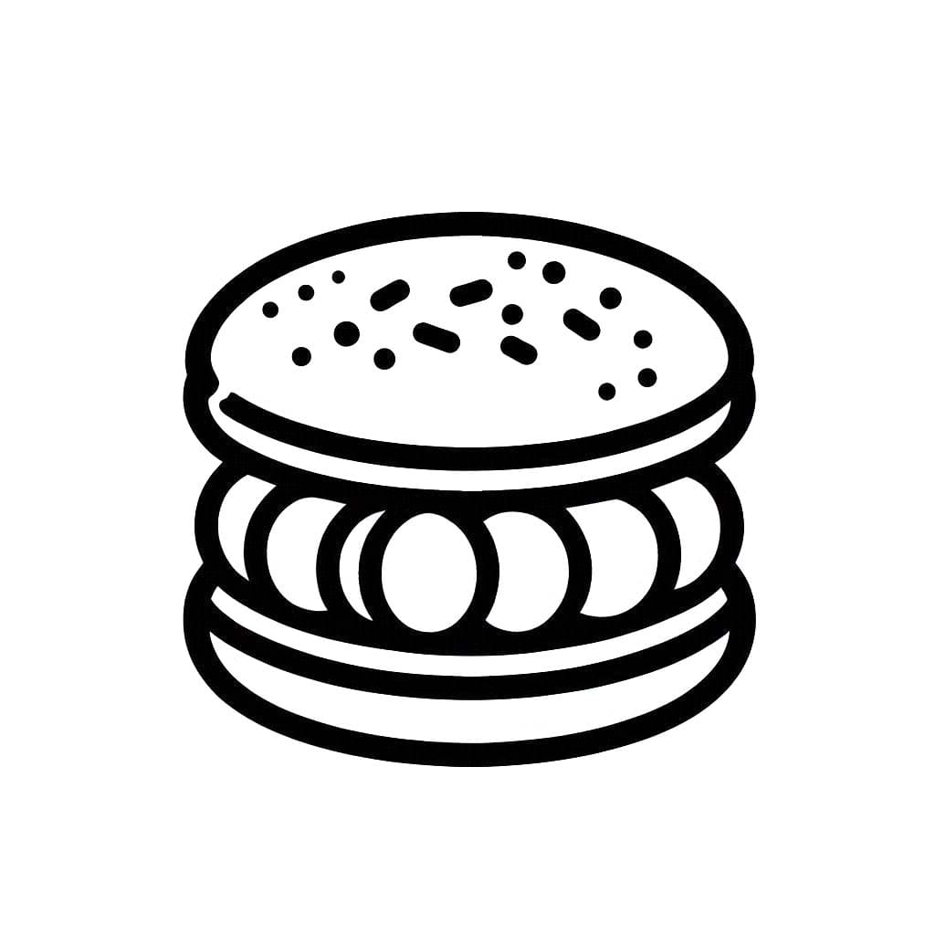 Coloriage Dessiner Macaron 6