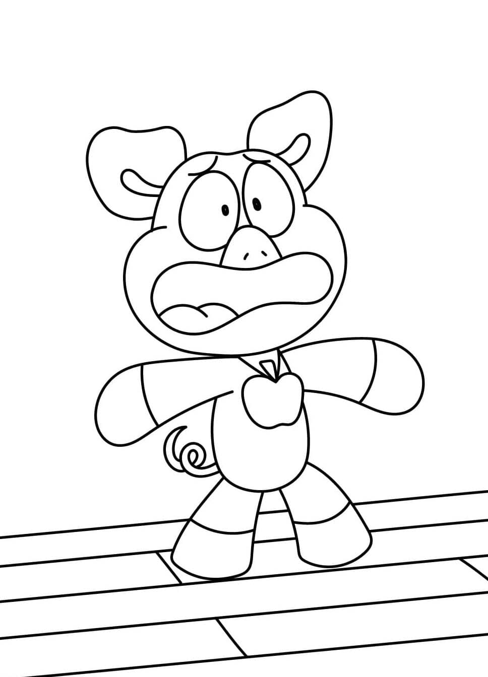 Coloriage Dessiner PickyPiggy 3