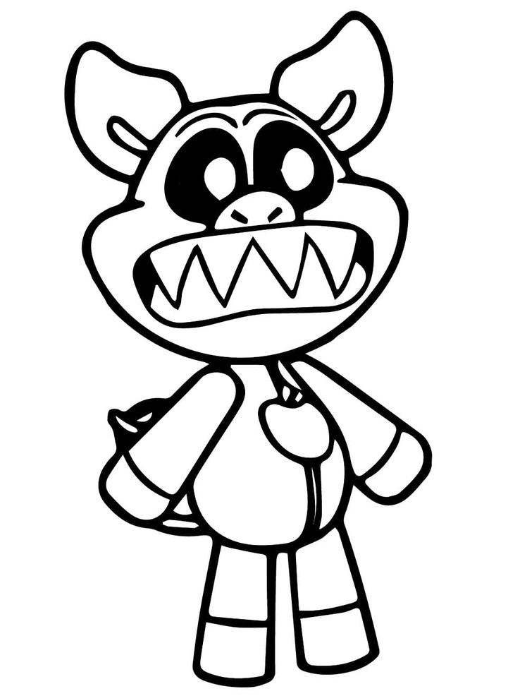 Coloriage Dessiner PickyPiggy basique
