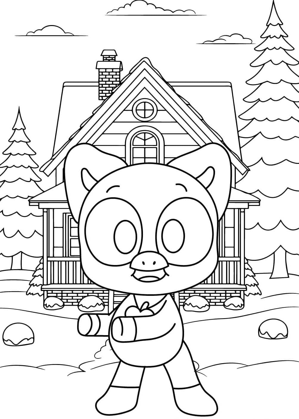 Coloriage Dessiner PickyPiggy gratuite