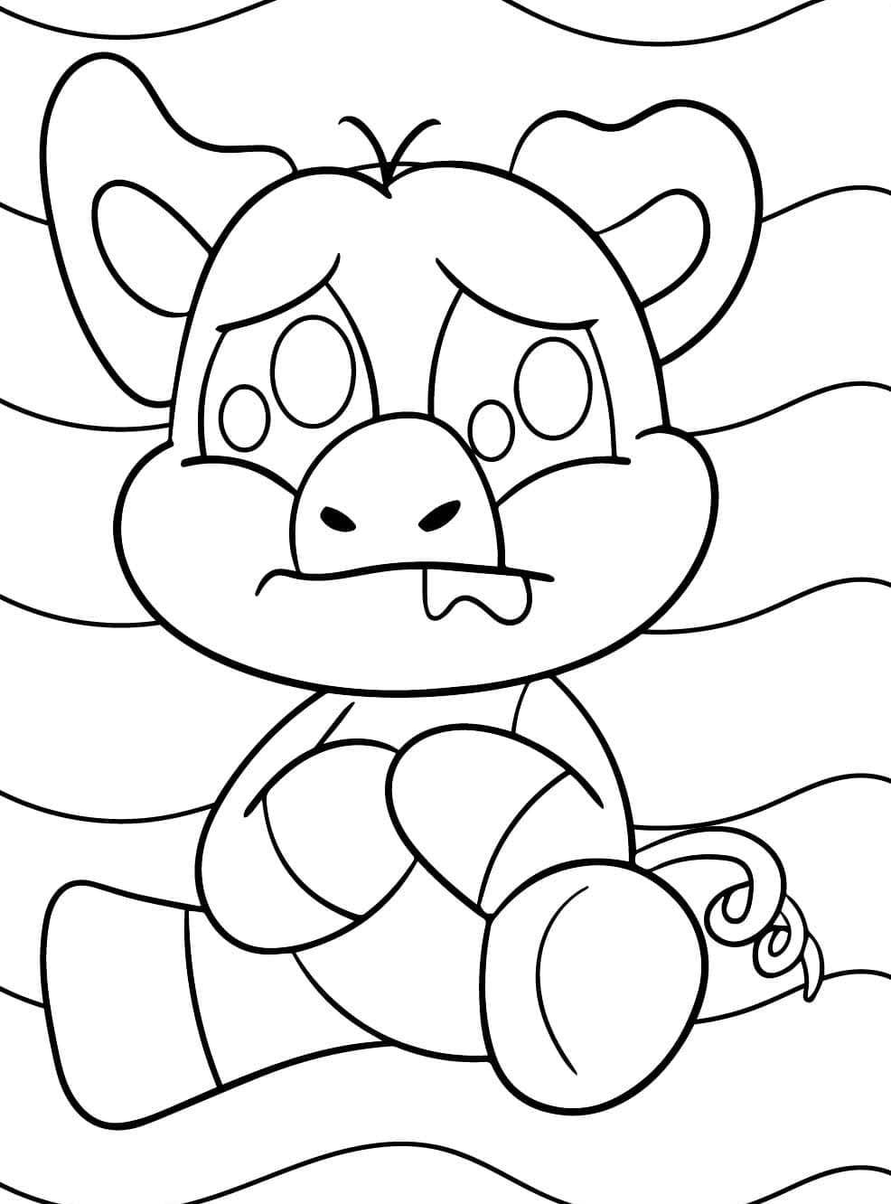 Coloriage Dessiner PickyPiggy imprimable basique