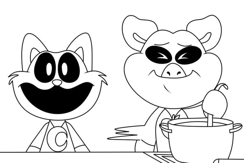 Coloriage Dessiner PickyPiggy imprimable gratuite