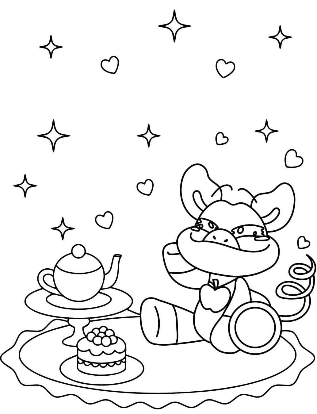 Coloriage Dessiner PickyPiggy pour les enfants