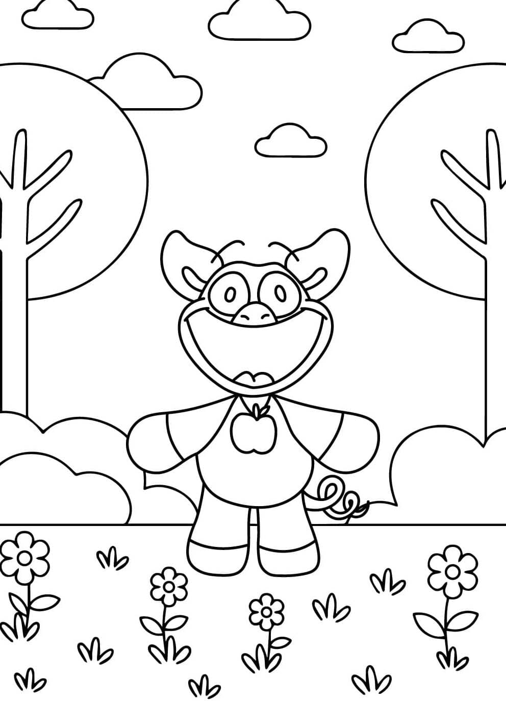 Coloriage Dessiner PickyPiggy simple