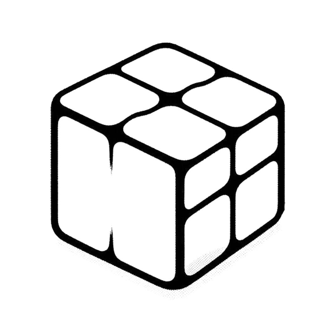 Coloriage Dessiner Rubik 4