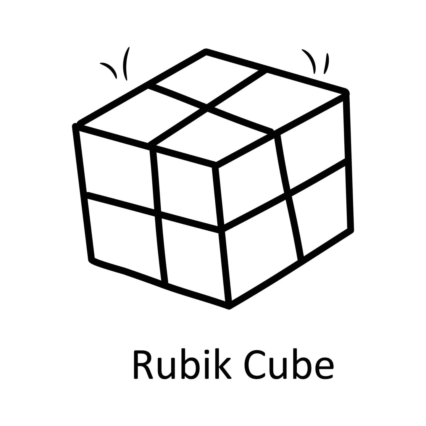 Coloriage Dessiner Rubik chez les enfants
