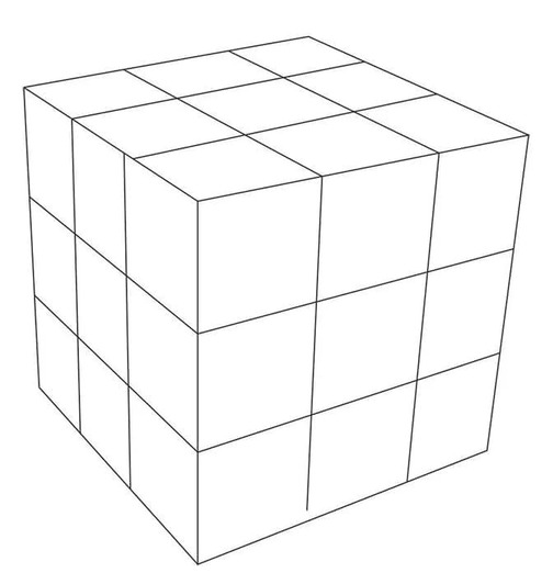 Coloriage Dessiner Rubik imprimable pour les enfants