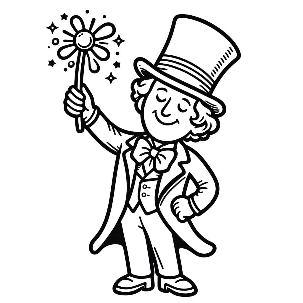 Coloriage Dessiner Wonka 1