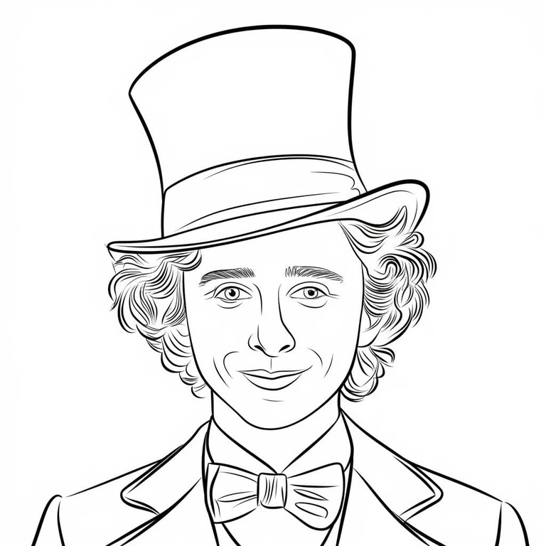 Coloriage Dessiner Wonka 5