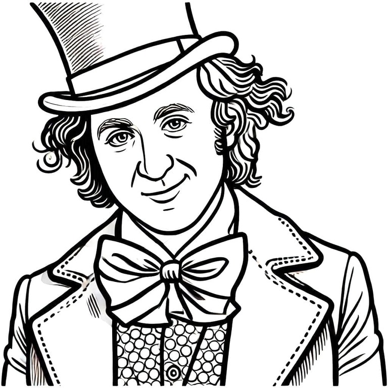 Coloriage Wonka à imprimer