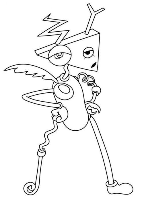 Coloriage Dessiner Zooble 4