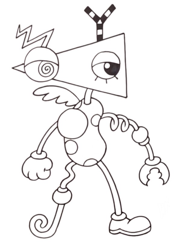 Coloriage Zooble à imprimer