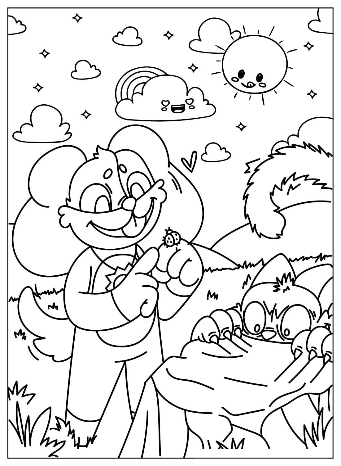 Coloriage Dogday basique