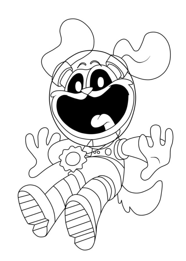 Coloriage Dogday chez les enfants